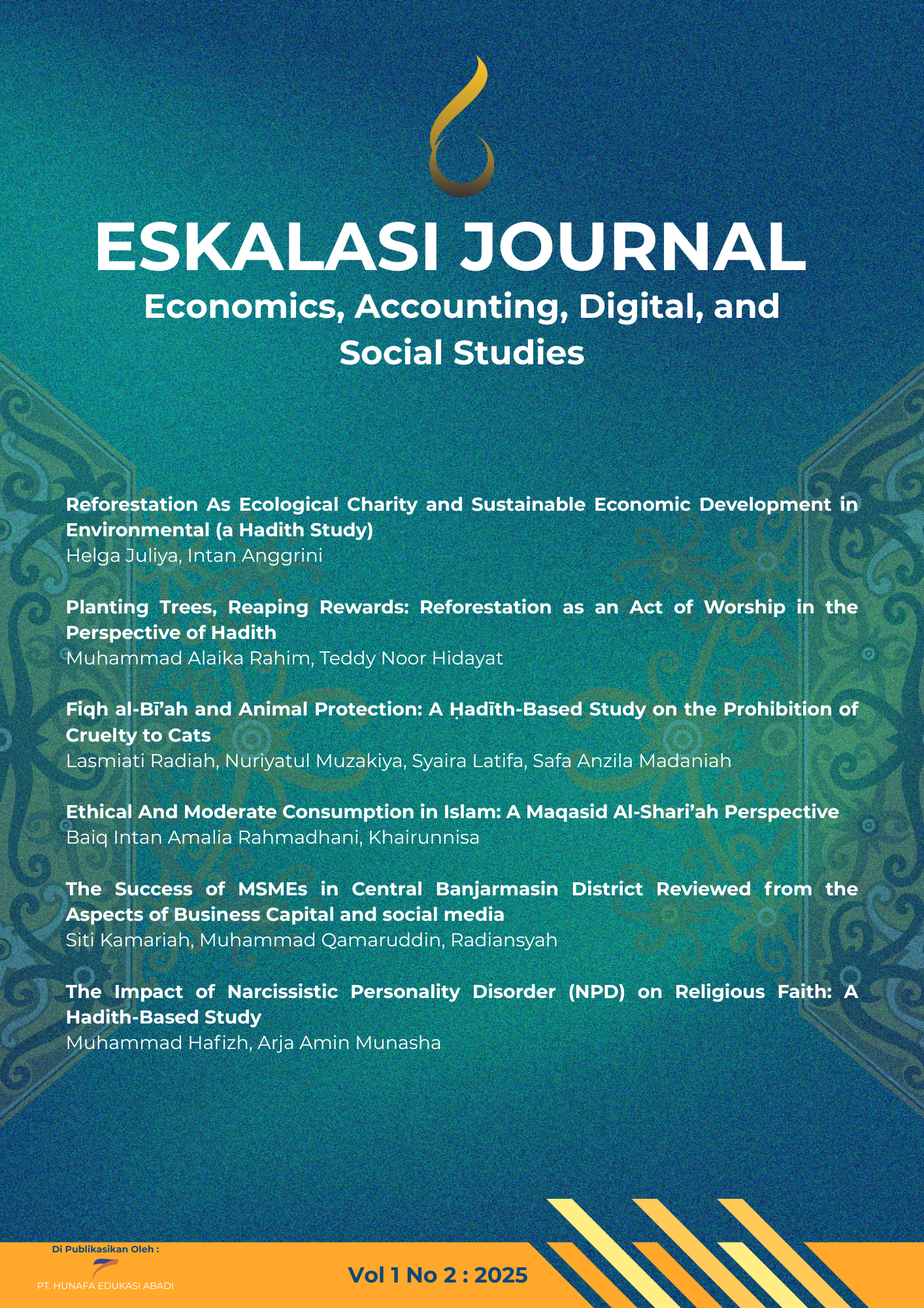 					Lihat Vol 1 No 2 (2025): ESKALASI JOURNAL : Economics, Accounting, Digital, and Social Studies
				